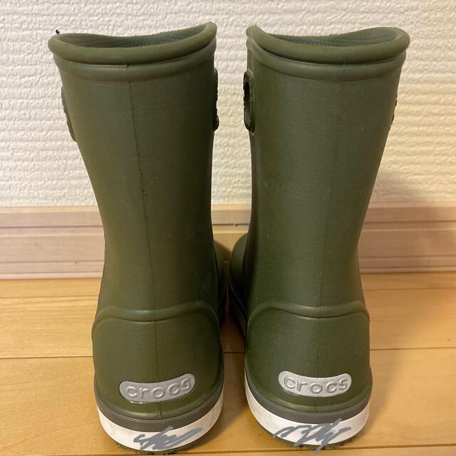 crocs(クロックス)のクロックス《キッズ》クロックバンド レインブーツ キッズ/ベビー/マタニティのキッズ靴/シューズ(15cm~)(長靴/レインシューズ)の商品写真