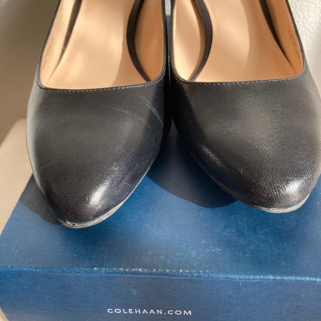 Cole Haan(コールハーン)のコールハーンCOLEHAAN黒パンプス22.5cm レディースの靴/シューズ(ハイヒール/パンプス)の商品写真