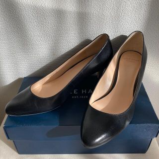 コールハーン(Cole Haan)のコールハーンCOLEHAAN黒パンプス22.5cm(ハイヒール/パンプス)