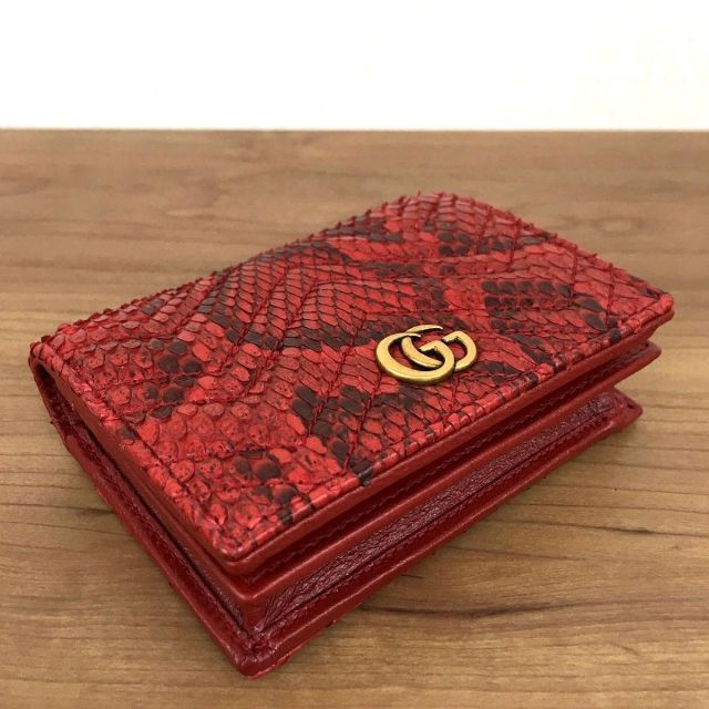 未使用品 GUCCI コンパクトウォレット プチマーモント 105 - 通販