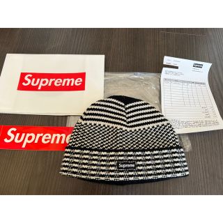 シュプリーム(Supreme)のSupreme WOOL JACQUARD BEANIE FW17 (ニット帽/ビーニー)