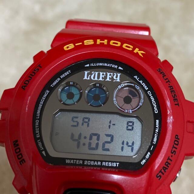 G-SHOCK(ジーショック)のG-SHOCK×ONE PIECE モンキー・D・ルフィー （特別限定モデル） メンズの時計(腕時計(デジタル))の商品写真