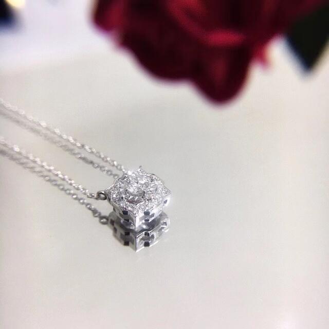 定番国産 ダイヤモンドネックレス by Aurora Jewelry K18 新品の通販 安いセール