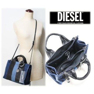 ディーゼル(DIESEL)の39,600円新品【ディーゼル】デニム切替レザー 2WAYショルダーバッグ(ショルダーバッグ)