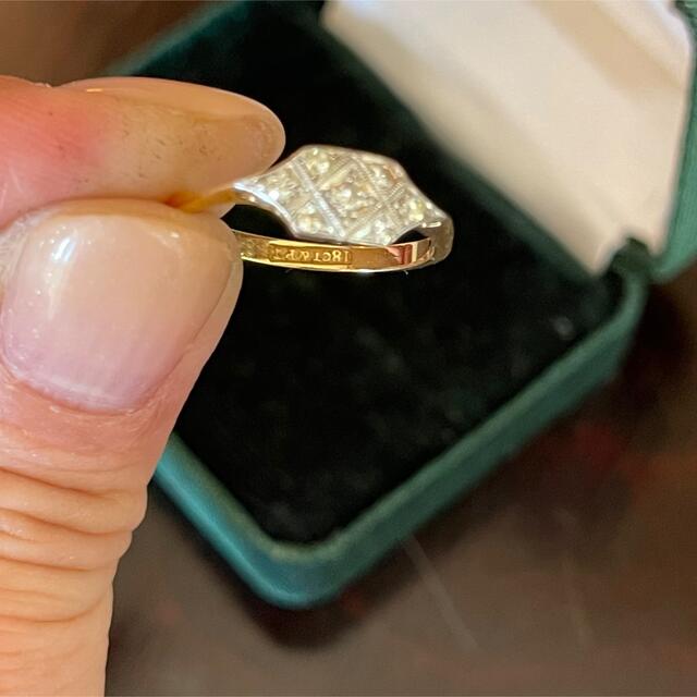 バーニーズニューヨーク購入*goodwill アンティーク ダイアモンドリング