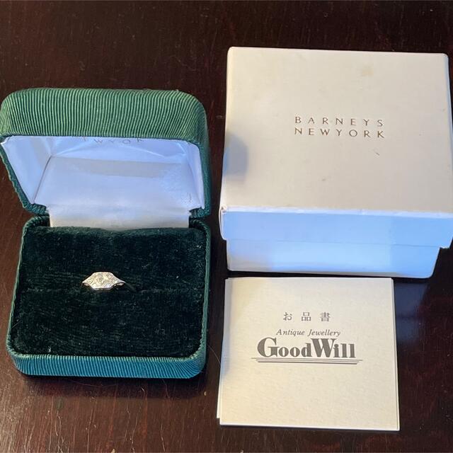 バーニーズニューヨーク購入*goodwill アンティーク ダイアモンドリング