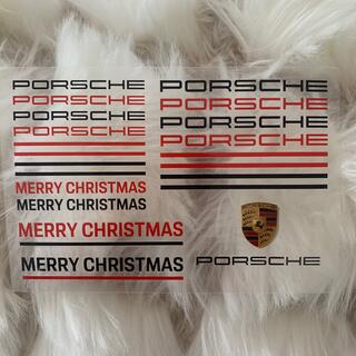 ポルシェ(Porsche)のポルシェステッカー2枚(車外アクセサリ)