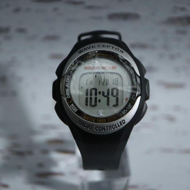 Casio カシオ ウェイブセプター 腕時計 メンズ 黒 