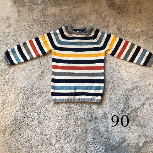 H&M(エイチアンドエム)のH&M ニット　90 キッズ/ベビー/マタニティのキッズ服男の子用(90cm~)(ニット)の商品写真