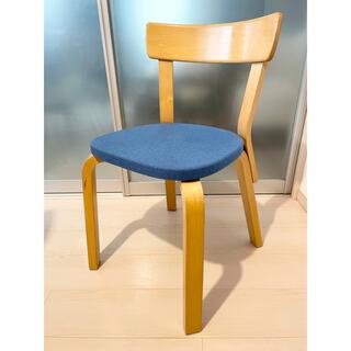 イデー(IDEE)のアルテック 69チェア artek アアルト ビンテージ 椅子 北欧 ブルー(ダイニングチェア)