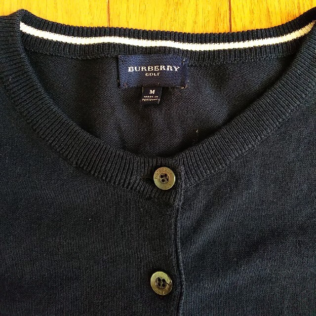 BURBERRY(バーバリー)のBURBERRYジャンクカーディガン(紺色M) レディースのトップス(カーディガン)の商品写真