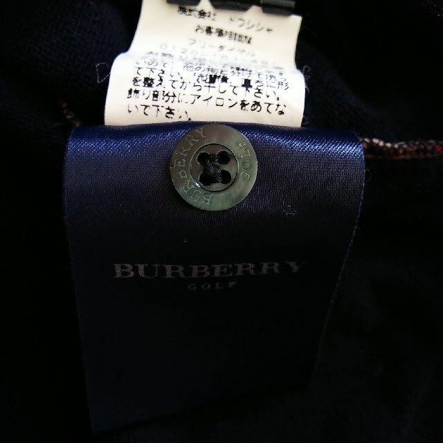 BURBERRY(バーバリー)のBURBERRYジャンクカーディガン(紺色M) レディースのトップス(カーディガン)の商品写真