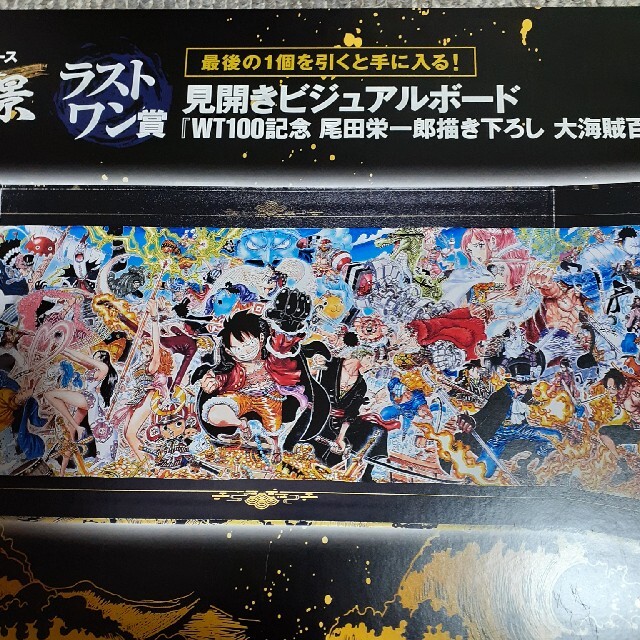 一番くじワンピースWT100記念大海賊百景⭐ラストワン賞:見開きビジュアルボード