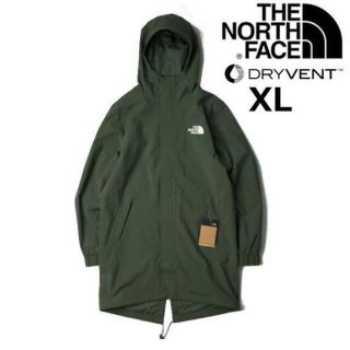 ザノースフェイス(THE NORTH FACE)のノースフェイス トレンチコート US限定 アウトドア(XL)緑 180915(トレンチコート)