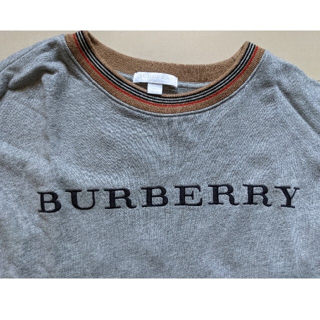 BURBERRY(バーバリー)のBURBERRY バーバリー チルドレン★トレーナー 150 グレー★美品 キッズ/ベビー/マタニティのキッズ服女の子用(90cm~)(Tシャツ/カットソー)の商品写真