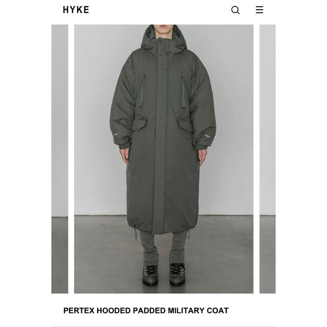 お得NEW PERTEX HOODED PADDED MILITARY COAT ハイクの通販 by タニtan