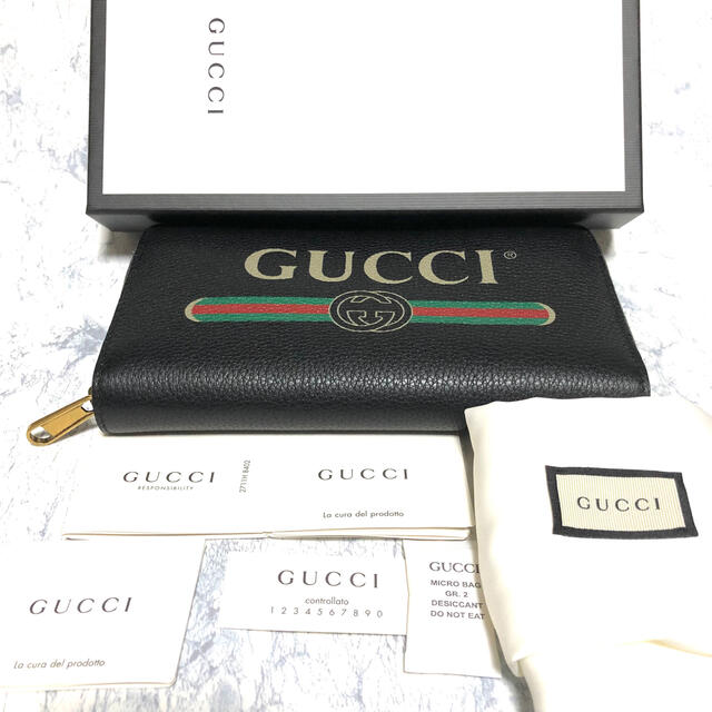 Gucci(グッチ)の新品❣️GUCCIグッチジップアラウンドウォレット 長財布 ヴィンテージロゴ メンズのファッション小物(長財布)の商品写真