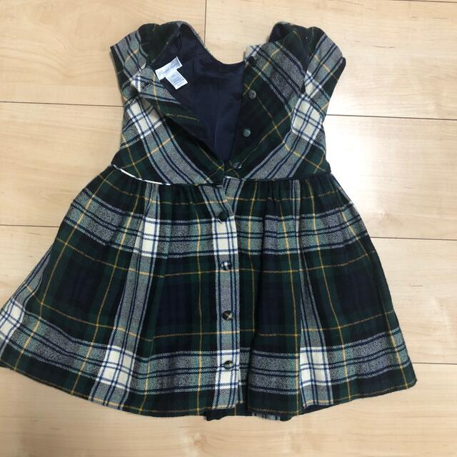 Ralph Lauren(ラルフローレン)のRalph Lauren ベビーチェックワンピース、ブルマセット キッズ/ベビー/マタニティのベビー服(~85cm)(ワンピース)の商品写真