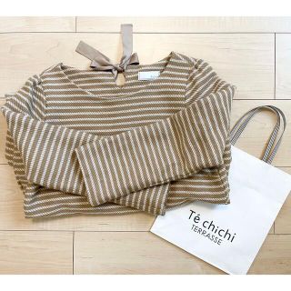 テチチ(Techichi)の【最終値下げ!】上品♡Techichiテチチ バックリボンワンピース(ひざ丈ワンピース)