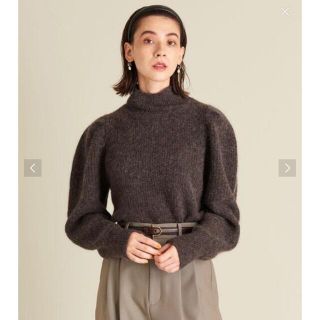 ビューティアンドユースユナイテッドアローズ(BEAUTY&YOUTH UNITED ARROWS)の美品★ユナイテッドアローズ ドロップスリーブ畦ニットプルオーバー(ニット/セーター)