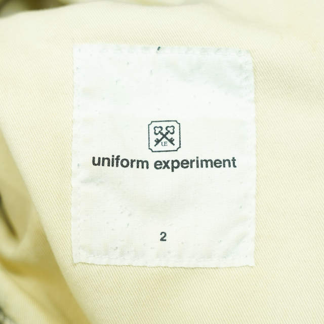 uniform experiment(ユニフォームエクスペリメント)のuniform experiment ユニフォームエクスペリメント 日本製 DAMAGED SLIM DENIM PANT ダメージ加工スリムデニムパンツ UE-123072 2 インディゴ ジーンズ クラッシュ セルビッチ 赤耳 ボトムス【中古】【uniform experiment】 メンズのパンツ(デニム/ジーンズ)の商品写真