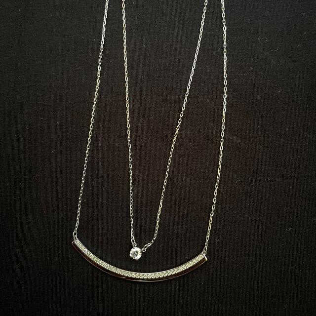 SWAROVSKI - スワロフスキー 二重ネックレスの通販 by ちぃぴょん's ... スワロフスキー二重ネックレス