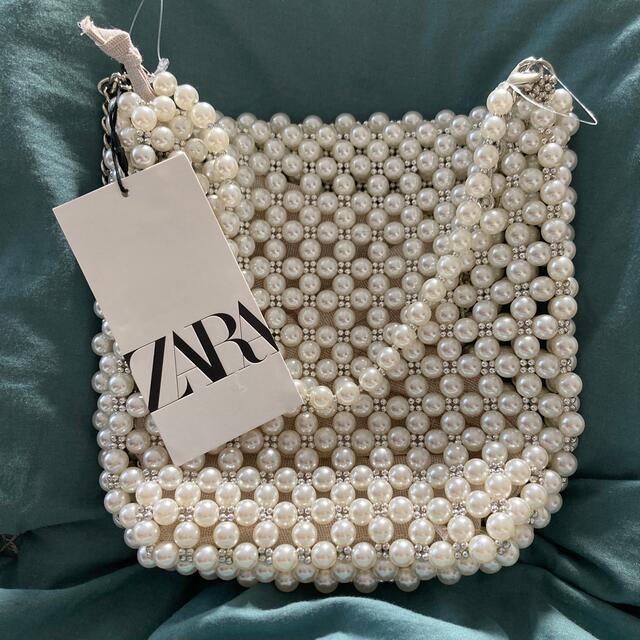 ZARA(ザラ)のパールビーズミニバック レディースのバッグ(ハンドバッグ)の商品写真