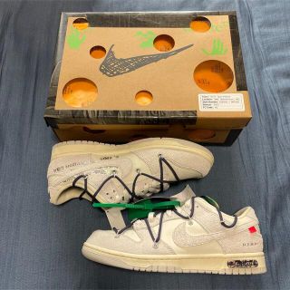 オフホワイト(OFF-WHITE)のNike dunk off white lot20 ダンク オフホワイト 限定(スニーカー)