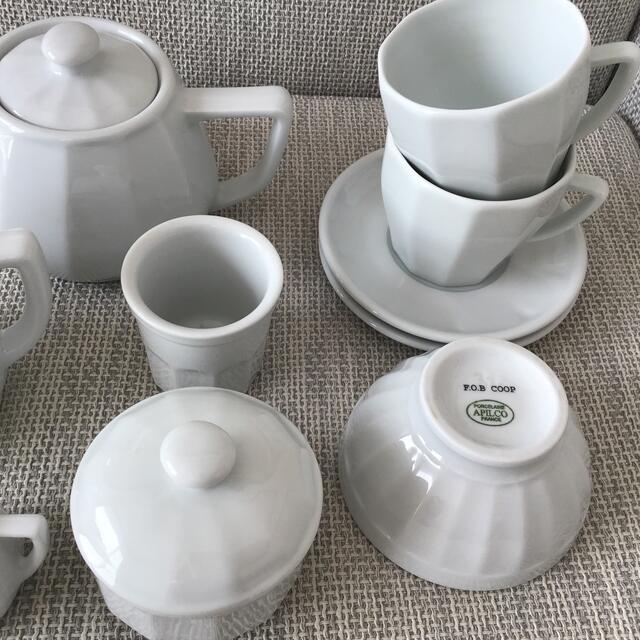APILCO アピルコ フローラ ティーセット 8点セット F.O.B COOP APILCO アピルコ フローラ ティーセット 8点セット F.O.B COOP