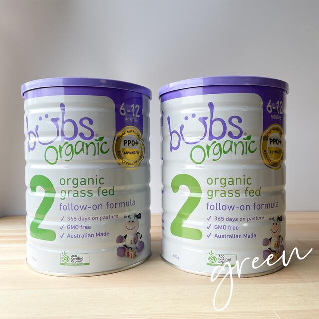 bubs organic粉ミルク ステップ1 5缶-