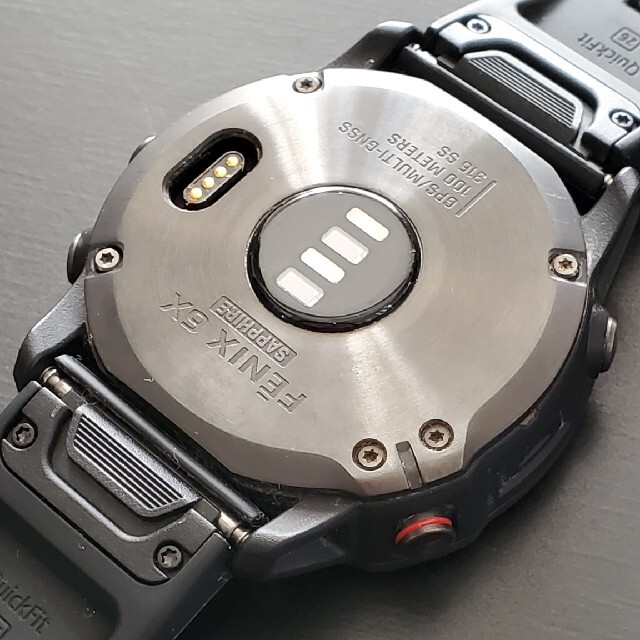 最終値下げ! ガーミン fenix 6X Sapphire Black DLC - 腕時計(デジタル)