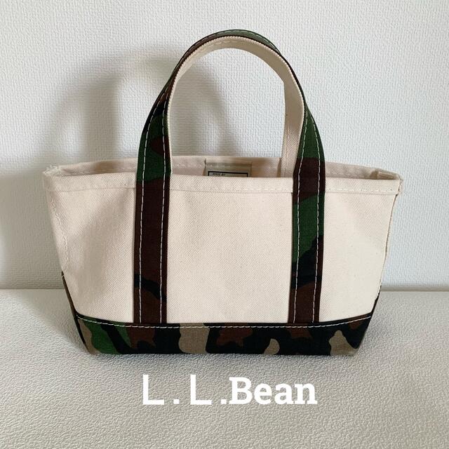 【新品】L.L.Bean トートミニ　カモフラ