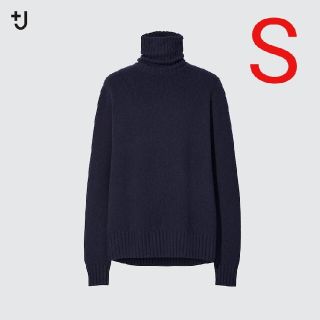 ユニクロ(UNIQLO)の新品 ユニクロ +J ミドルゲージカシミヤブレンドタートルネックセーター S(ニット/セーター)