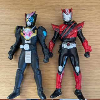 バンダイ(BANDAI)の【igm様専用】仮面ライダージオウ＆ドライブ　ソフビ(特撮)