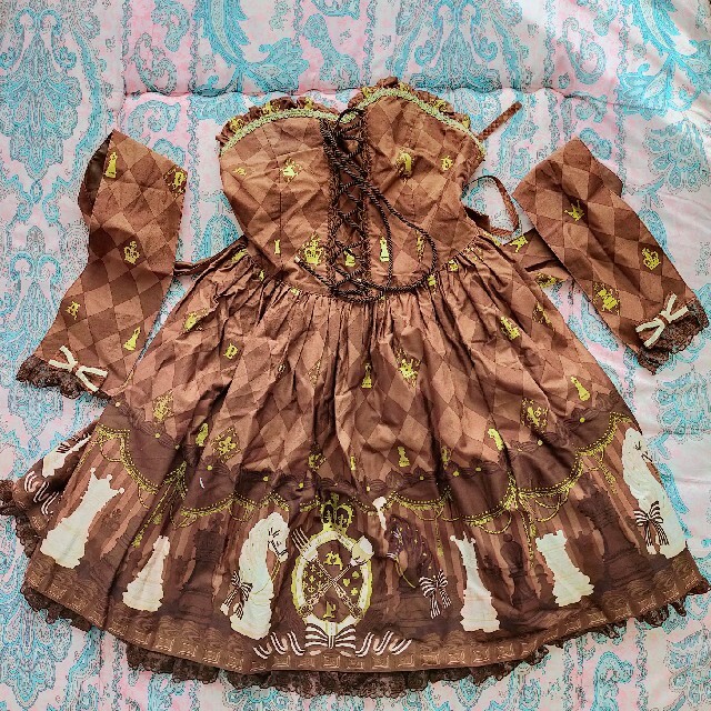 Angelic Pretty - アンプリ チェスチョコレートビスチェの+