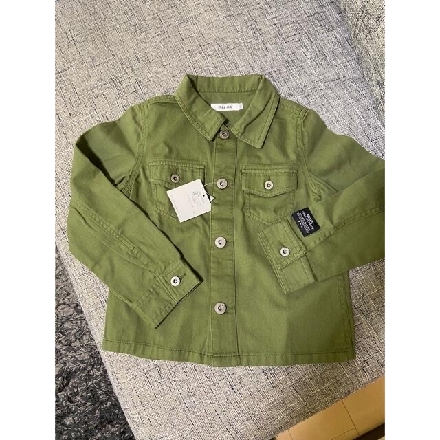 BeBe(ベベ)の新品　スラップスリップ　カツラギミリタリージャケッbebe キッズ/ベビー/マタニティのキッズ服男の子用(90cm~)(ジャケット/上着)の商品写真