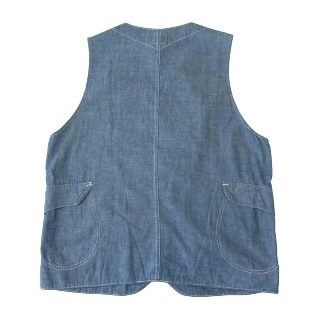 POST OVERALLS(ポストオーバーオールズ)のPOST OVERALLS ポストオーバーオールズ ベスト L【中古】 メンズのトップス(ベスト)の商品写真