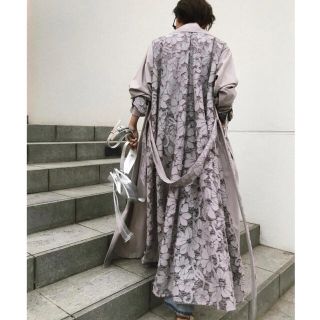 アメリヴィンテージ(Ameri VINTAGE)の【AMERI】LOTUS LACE COAT(ロングコート)