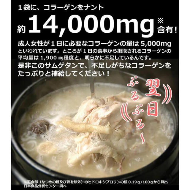 参鶏湯　5袋セット 食品/飲料/酒の加工食品(レトルト食品)の商品写真