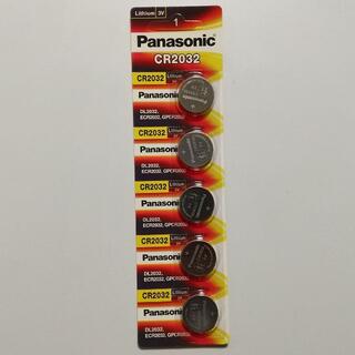 パナソニック(Panasonic)のPanasonic CR2032 5個入×1 パナソニック ボタン コイン 電池(その他)