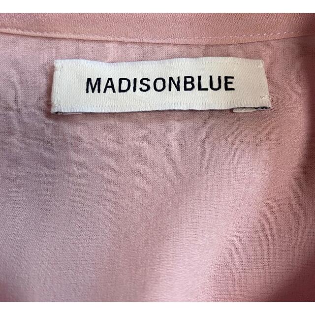 MADISONBLUE】スリーブレスボウタイブラウス/ピンク/01 シャツ