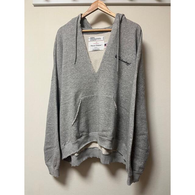 JOHN LAWRENCE SULLIVAN(ジョンローレンスサリバン)のdairiku skipper cut off hoodie 21ss メンズのトップス(パーカー)の商品写真