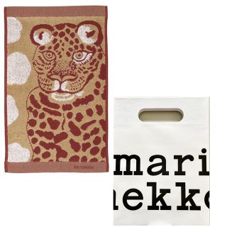 マリメッコ(marimekko)のmarimekko マリメッコ　kaksoset ゲストタオル＋ショップバッグ(タオル/バス用品)