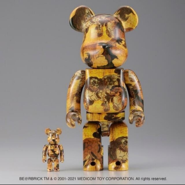 BE@RBRICK 狩野永徳「唐獅子図屏風」 100% ＆ 400%