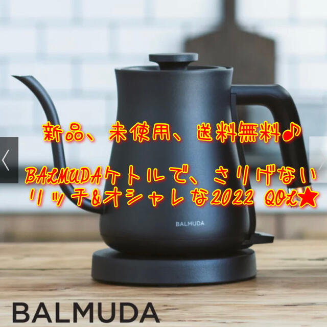 BALMUDA バルミューダ The Pot 電気ケトル K02A-BK 新着商品 4553円