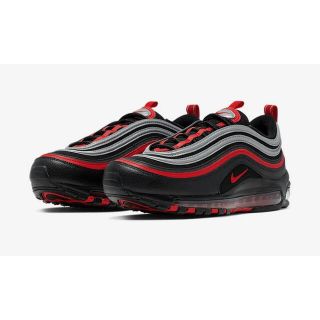 ナイキ(NIKE)のナイキ エアマックス97 ブラック レッド シルバー(スニーカー)