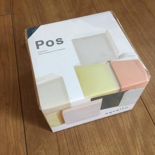 ビームス(BEAMS)のpos木と紙の貯金箱　青い色(置物)