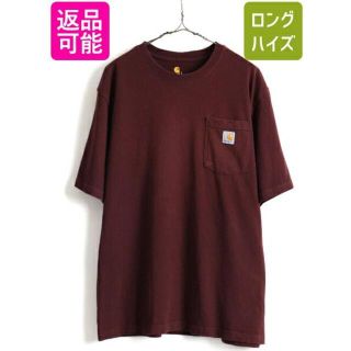 カーハート(carhartt)の■ カーハート クルーネック ポケット付き 半袖 Tシャツ ( メンズ L ) (Tシャツ/カットソー(半袖/袖なし))