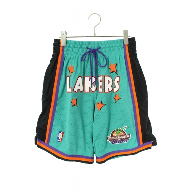 ジャストドン NBA レイカーズ メッシュハーフパンツ S