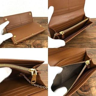 miumiu - 極美品 MIUMIU 長財布 スタッズ ミュウミュウ 115の通販 by